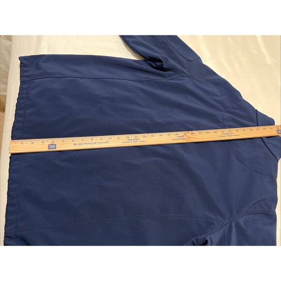 Seattle Seahawks Full Zip Jacket NFL Navy Drawstring Pockets Mens XL Blokecore - Picture 15 of 16